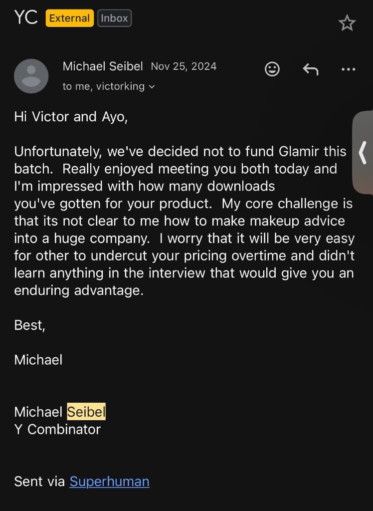 ما تعلمناه من الحديث مع مستثمري VC — من رفض YC إلى بناء شركة حقيقية